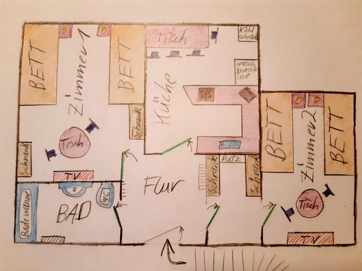 Ara Monteurzimmer Ferienwohnung Zentrumsnah Kesselsdorferstr Dresden Buitenkant foto